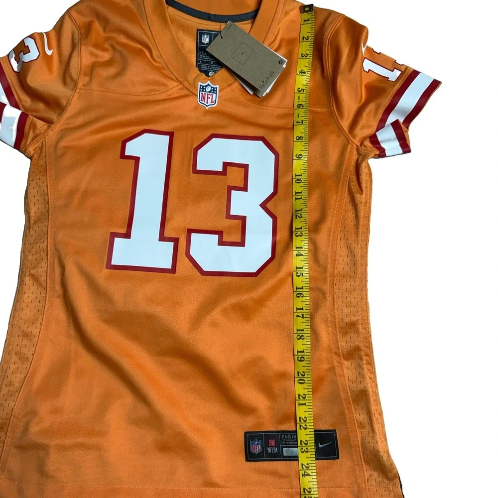 NWT Nike Mike Evans Tampa Bay Buccaneers NFL Orange Creamsicle Jersey Womens Sm.